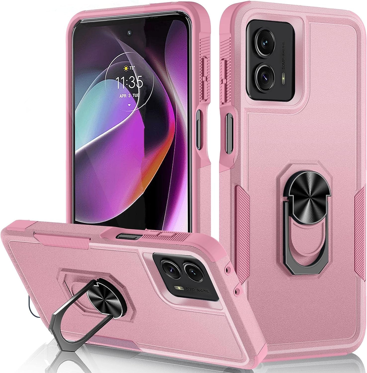 Heavy Duty Ring Case for Motorola Moto G Stylus 5G (2023) Heavy Duty Ring Case for Motorola Moto G Stylus 5G (2023)